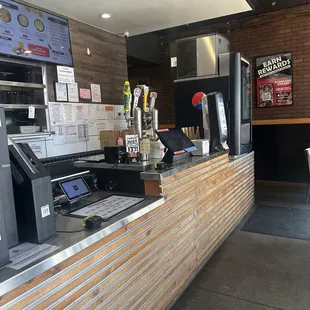 Register and drink area