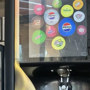 Machine has water buttons they just won't give you a cup smh
