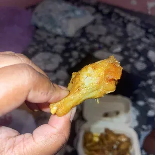 Hard unplucked feather