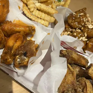 Buffalo lemon pepper and peanut