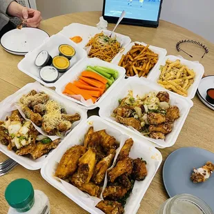 60 BONE-IN WINGS