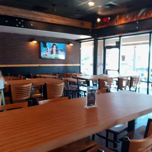 Inside seating