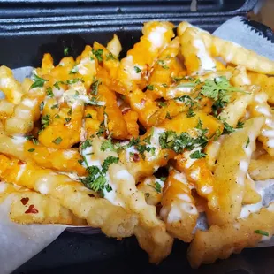 Fire fries - spicy