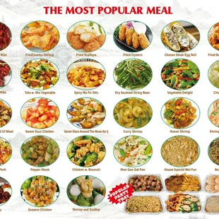 Popular dish you can choices