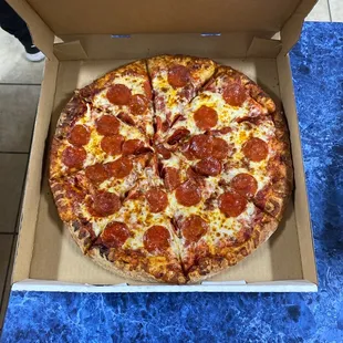 Pepperoni pizza