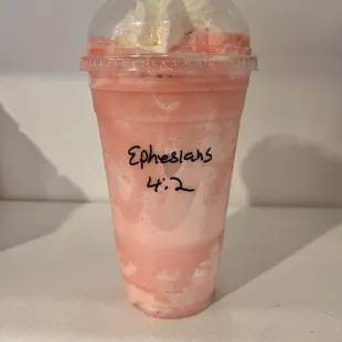 a cup of ice cream