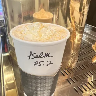 a cup of coffee