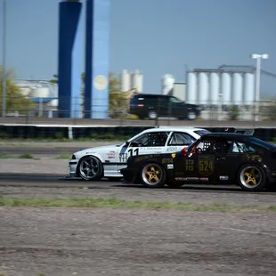 Big bore race group cars on Firebird east track