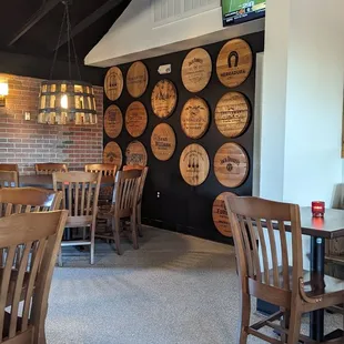 the interior of the restaurant