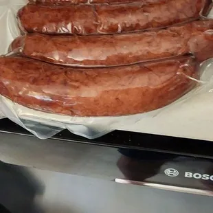 A different smoaked sausage.