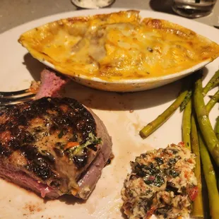 Filet with Southwest potatoes