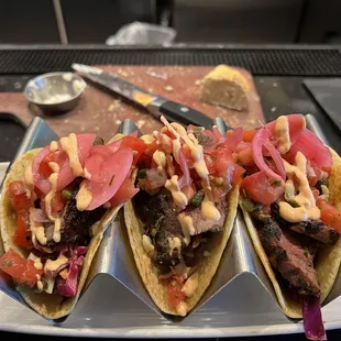 Steak tacos