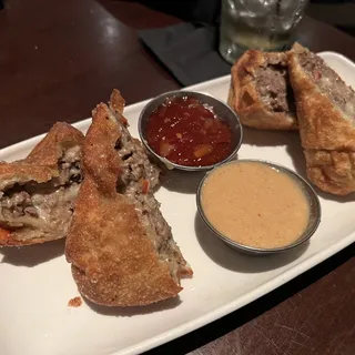 Philly Cheesesteak Egg Rolls