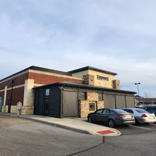 the outside of the building