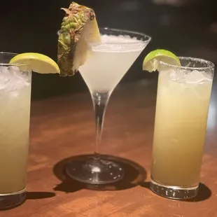 Margaritas and martini