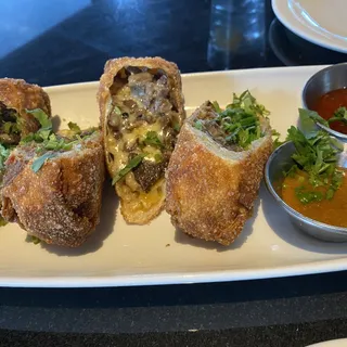 Philly Cheesesteak Egg Rolls