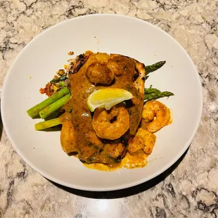 Striped bass with Keylime butter sauce