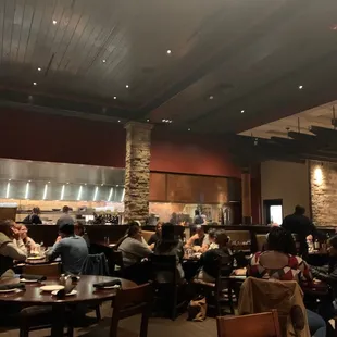 people eating in a restaurant