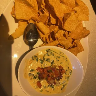 Lobster spinach dip