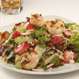 Grilled Shrimp & Strawberry Salad