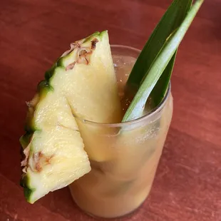 Charred Pineapple Agua Fresca Mocktail