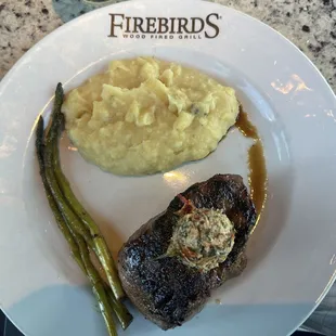 Steak, Potatoes, &amp; Asparagus