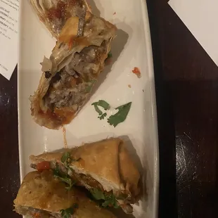 Philly Cheesesteak Egg Rolls