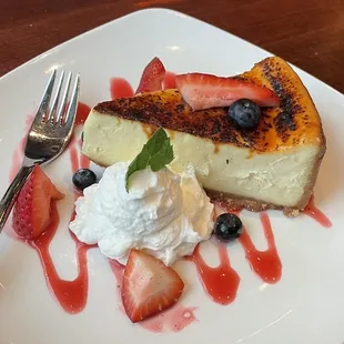 Creme brûlée cheesecake