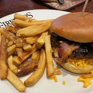 Smokehouse burger minus onion