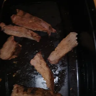 Childs meal steak, dry and stringy af.....