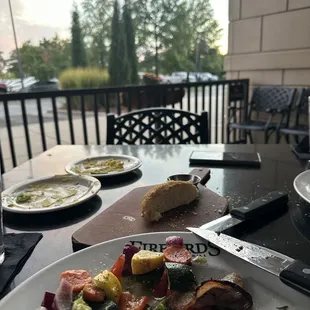 Patio dining view
