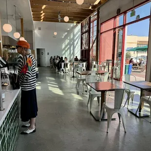 Inside dining &amp; ordering