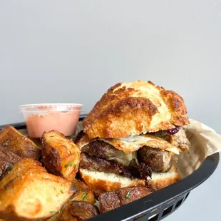 Crispy Pork and Jam Breakfast