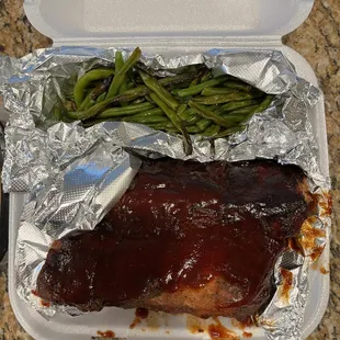 1/2 Rack BBQ Baby Back Ribs
