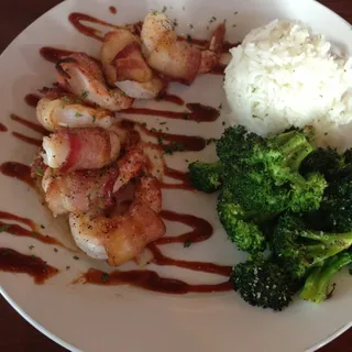 BBQ Bacon Wrapped Shrimp