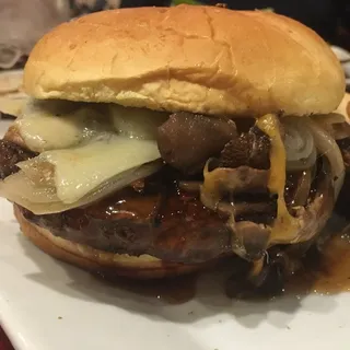 Bourbon Mushroom & Onion Burger*