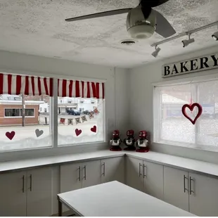 a view of the kitchen