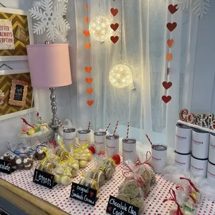 a variety of sweets on a table