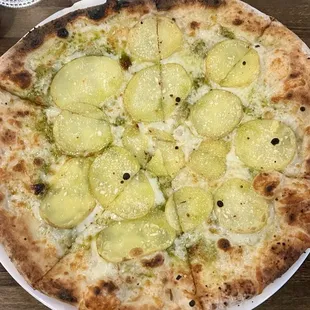 Pesto Potato Pizza