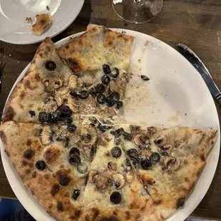 Shroom and Olive Pizza