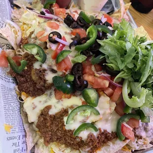 Nachos!  Very good!
