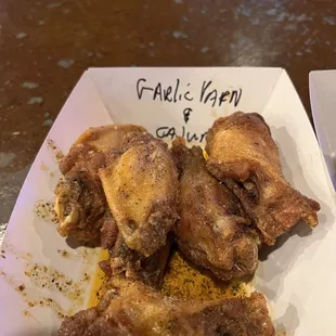 Carjun Garlic Parm Wings