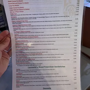 Food Menu (June 2023)