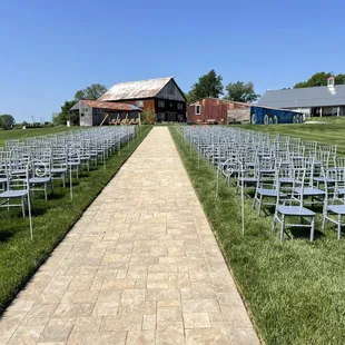 Walkway to the Wedding Meadow