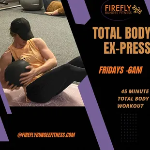 Get a full body workout to start your Friday.