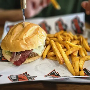 Firefly burger meal
