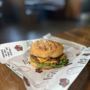smashed double burger