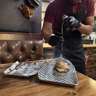 They smoke your gourmet burger
