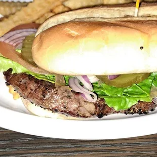 Wonderful ribeye steak sandwich