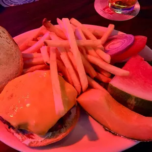 Cheeseburger lunch special on Mondays